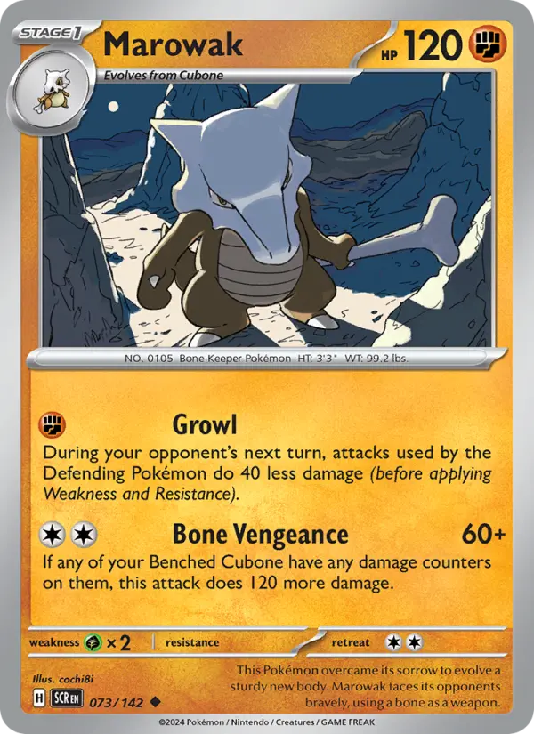 Marowak #073 — Stellar Crown