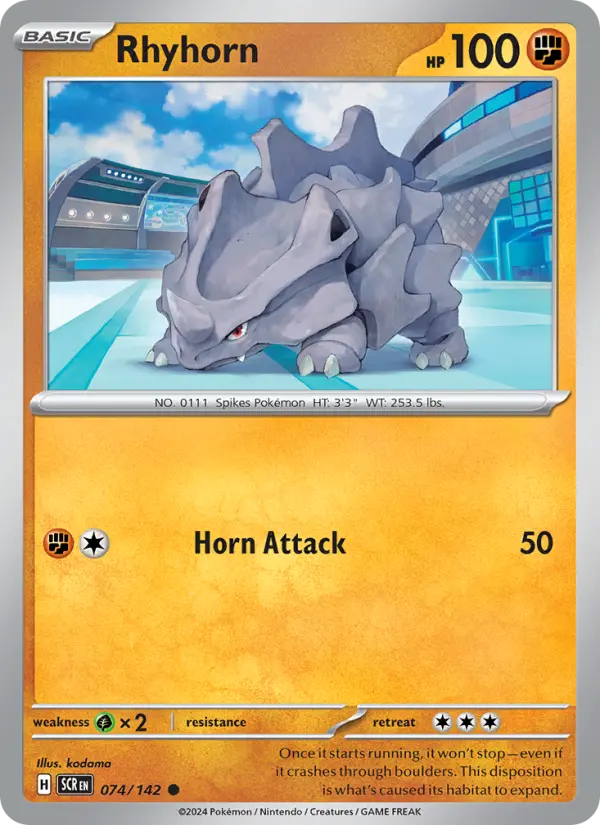 Rhyhorn #074 — Stellar Crown