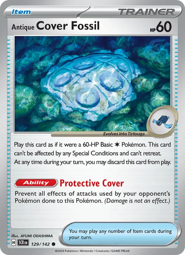 Antique Cover Fossil #129 — Stellar Crown
