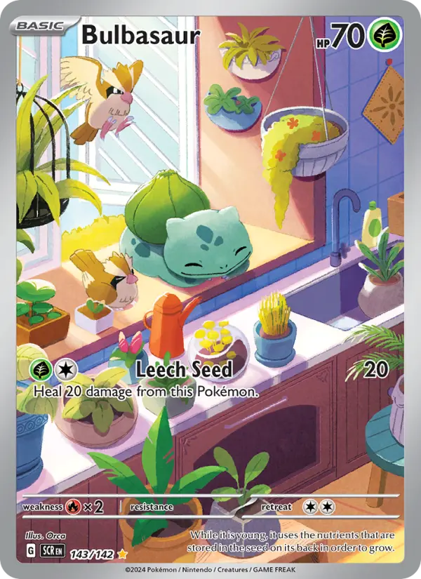 Bulbasaur #143 — Stellar Crown