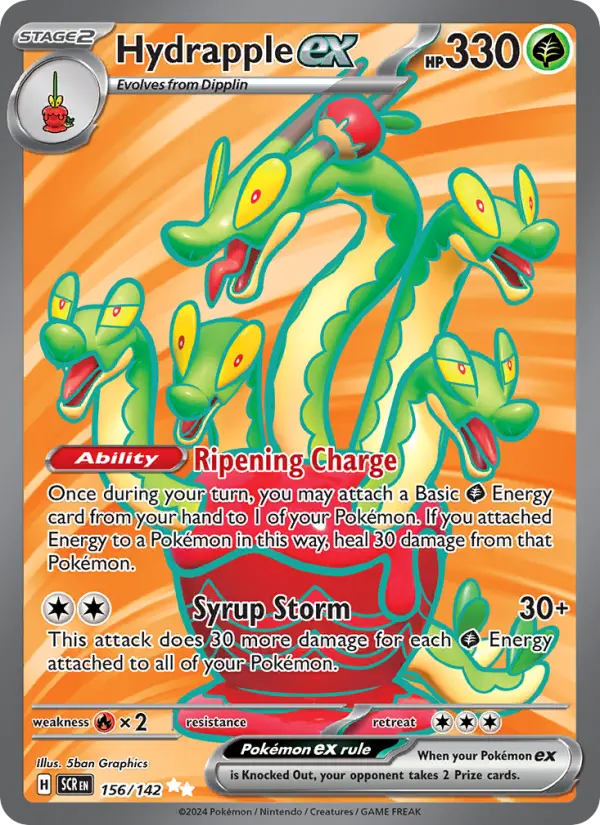 Hydrapple ex #156 — Stellar Crown