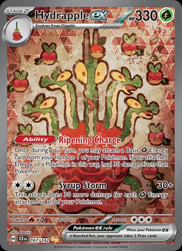 Hydrapple ex #167 — Stellar Crown
