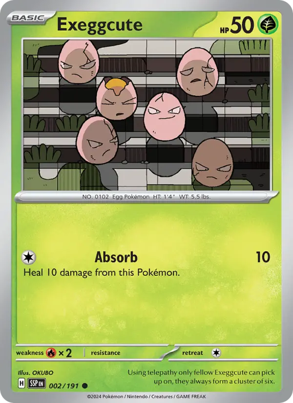 Exeggcute #002 — Surging Sparks
