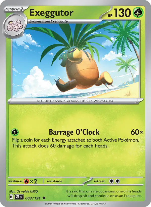 Exeggutor #003 — Surging Sparks