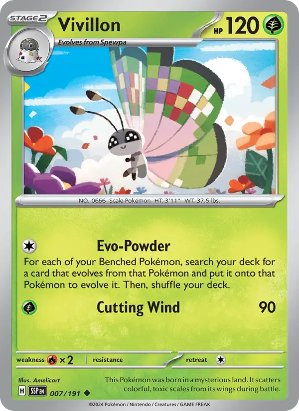 Vivillon #007 — Surging Sparks
