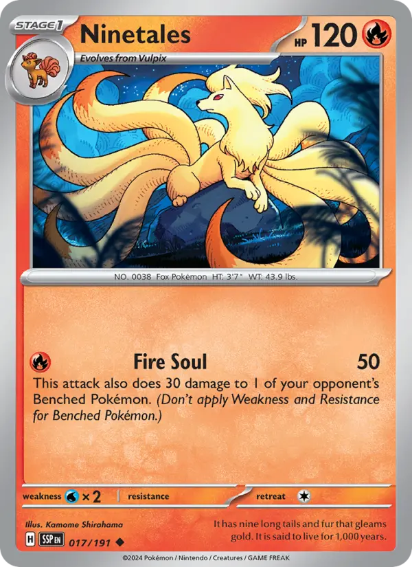 Ninetales #017 — Surging Sparks