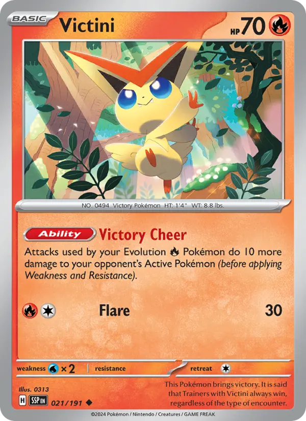 Victini #021 — Surging Sparks