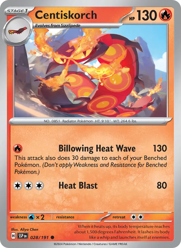 Centiskorch #028 — Surging Sparks