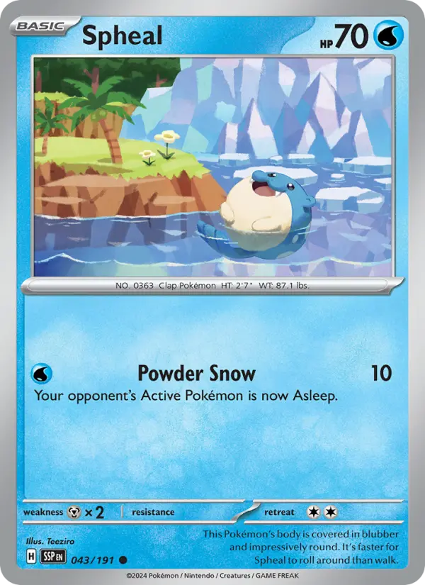 Spheal #043 — Surging Sparks
