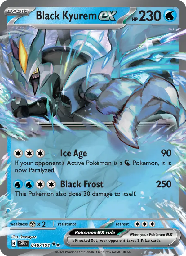 Black Kyurem ex #048 — Surging Sparks