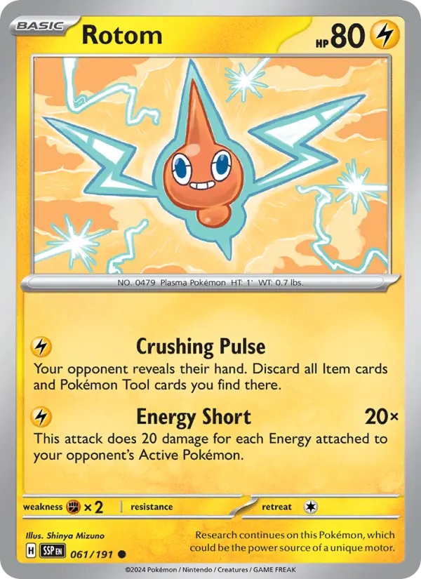 Rotom #061 — Surging Sparks