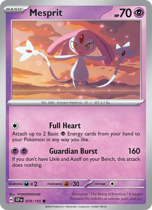Mesprit #079 — Surging Sparks