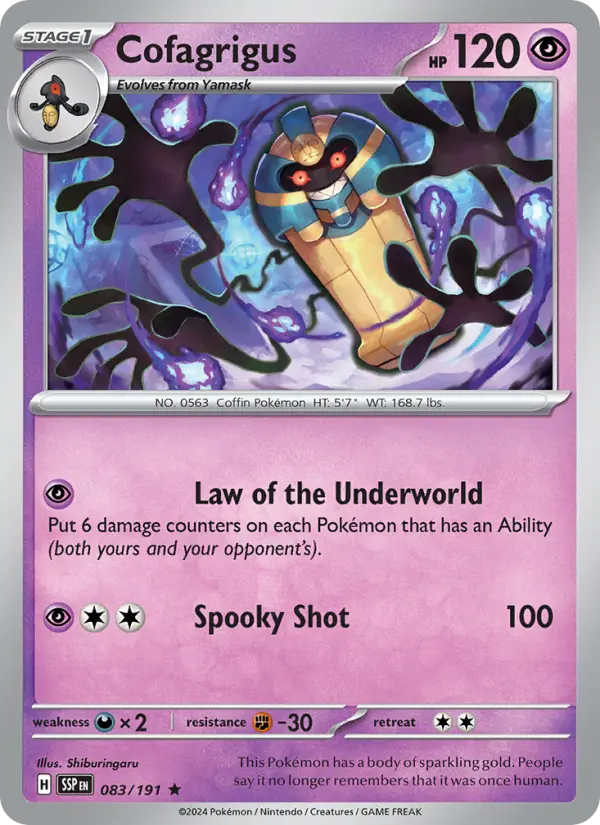 Cofagrigus #083 — Surging Sparks