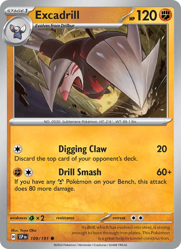 Excadrill #109 — Surging Sparks