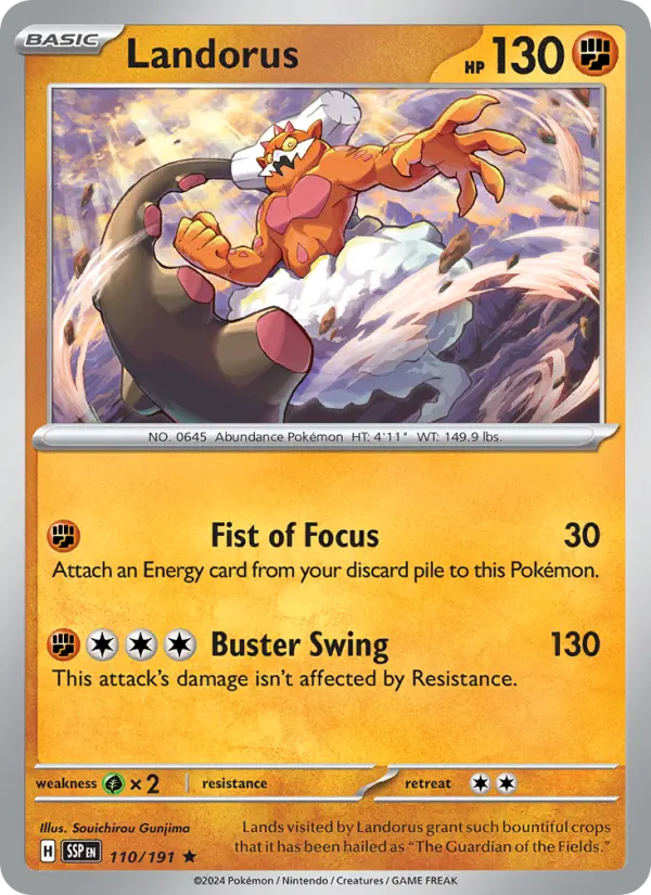 Landorus #110 — Surging Sparks
