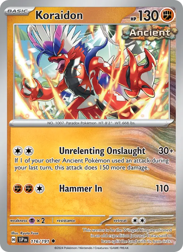 Koraidon #116 — Surging Sparks