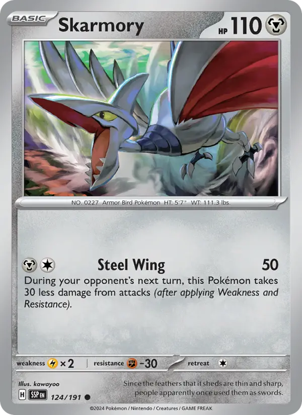 Skarmory #124 — Surging Sparks