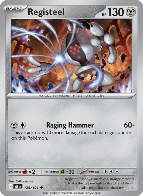 Registeel #125 — Surging Sparks