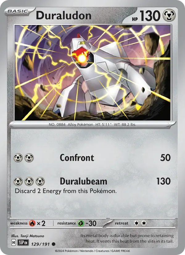 Duraludon #129 — Surging Sparks