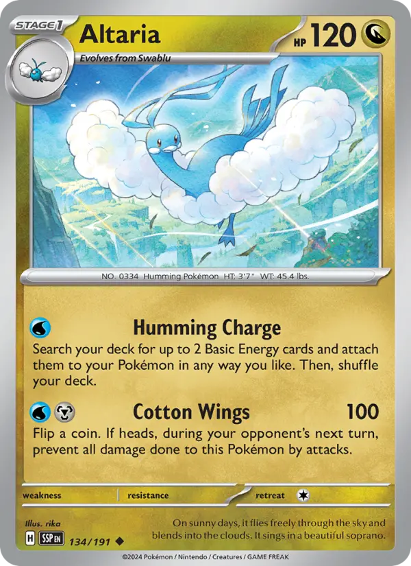 Altaria #134 — Surging Sparks