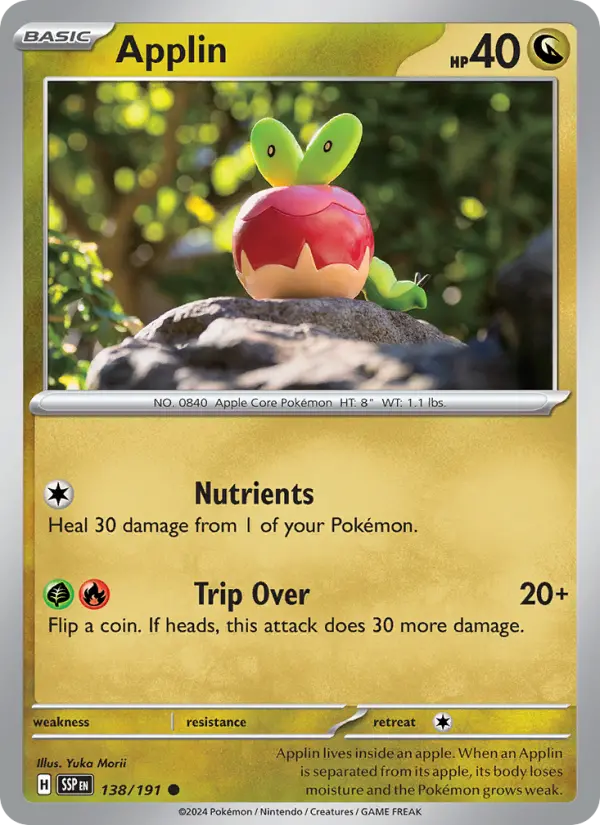 Applin #138 — Surging Sparks