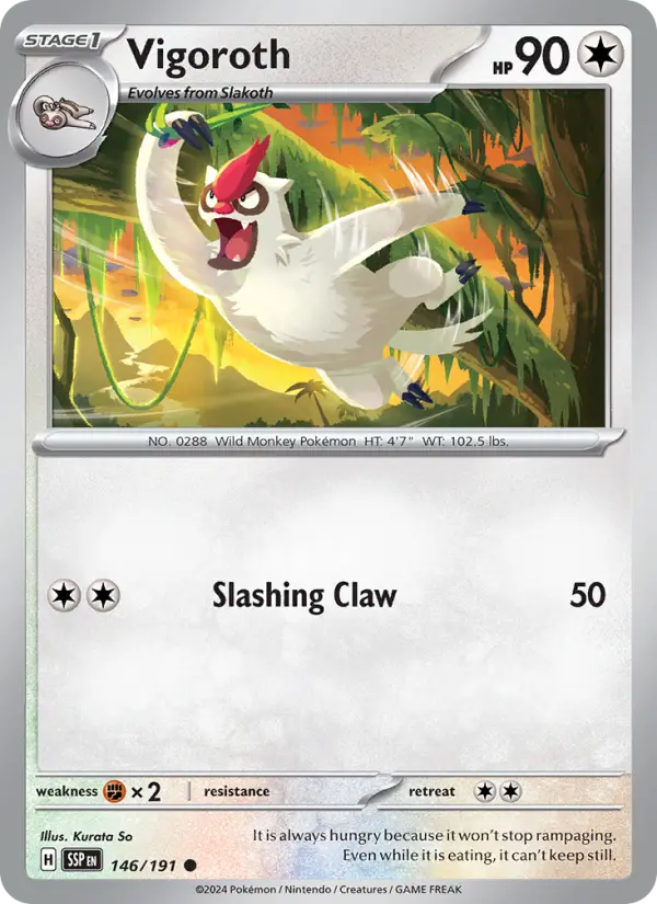Vigoroth #146 — Surging Sparks
