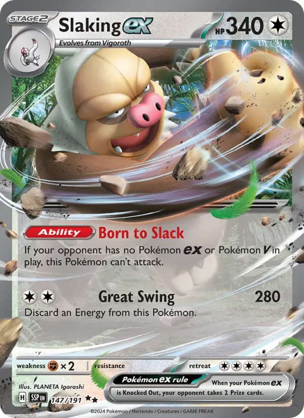 Slaking ex #147 — Surging Sparks