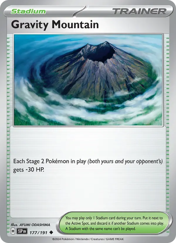 Gravity Mountain #177 — Surging Sparks