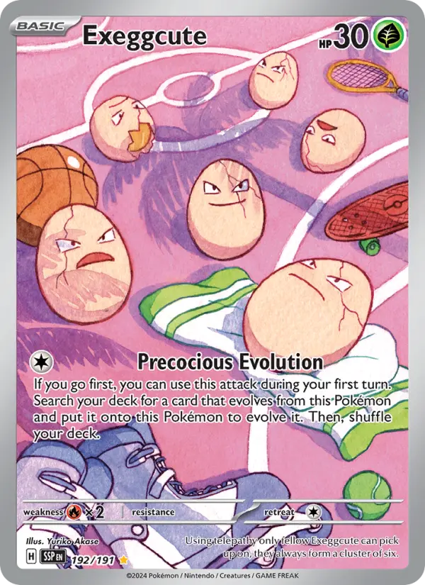 Exeggcute #192 — Surging Sparks