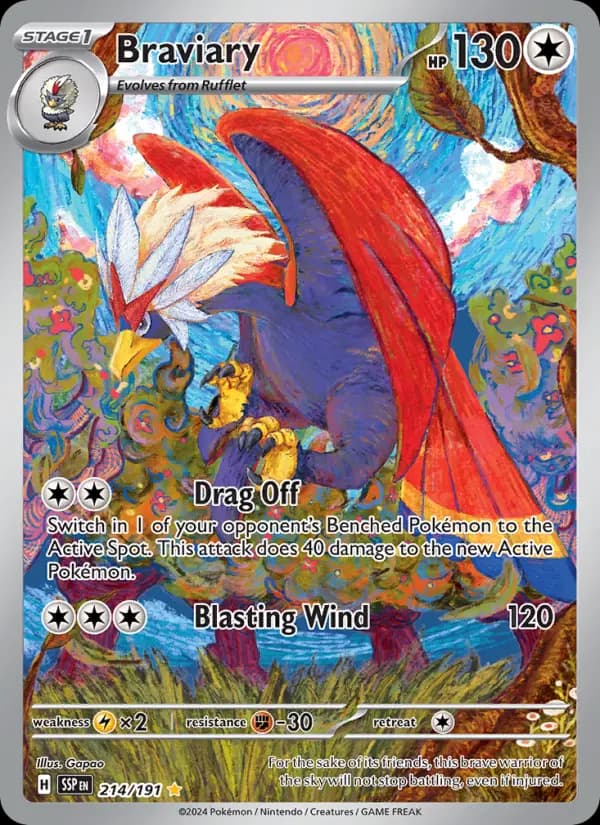 Braviary #214 — Surging Sparks