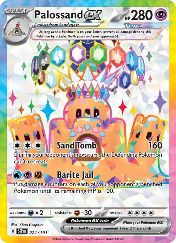 Palossand ex #221 — Surging Sparks
