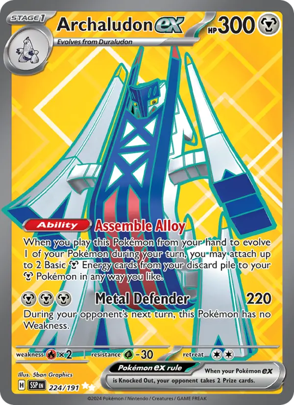 Archaludon ex #224 — Surging Sparks