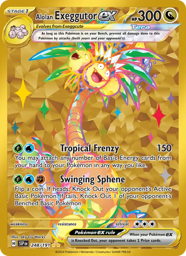 Alolan Exeggutor ex #248 — Surging Sparks