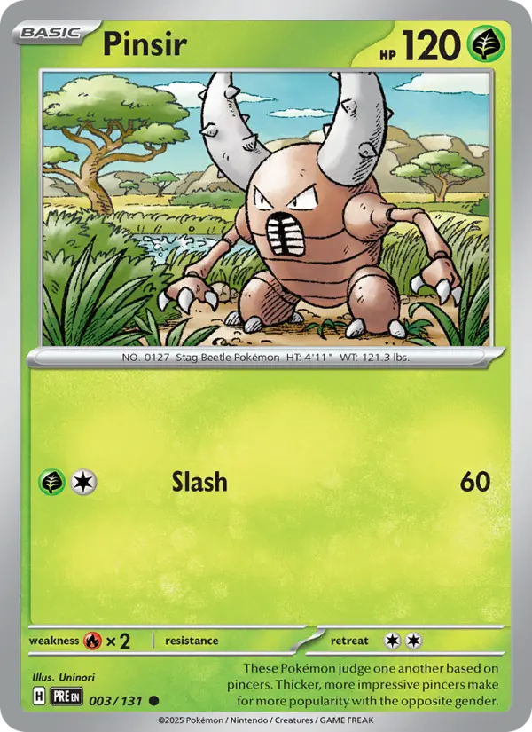 Pinsir #003 — Prismatic Evolutions