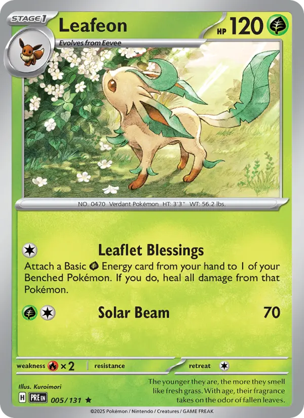 Leafeon #005 — Prismatic Evolutions