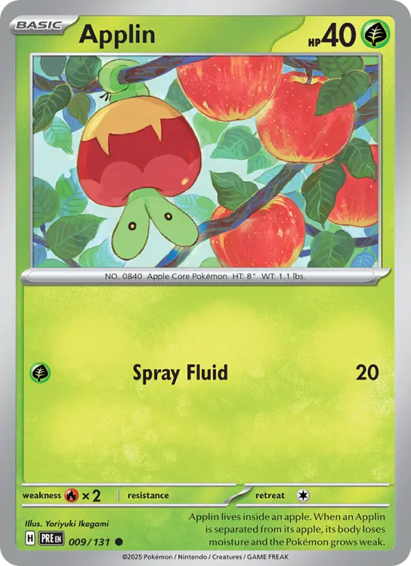 Applin #009 — Prismatic Evolutions