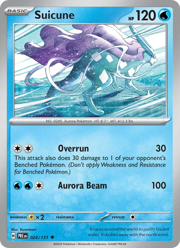 Suicune #024 — Prismatic Evolutions
