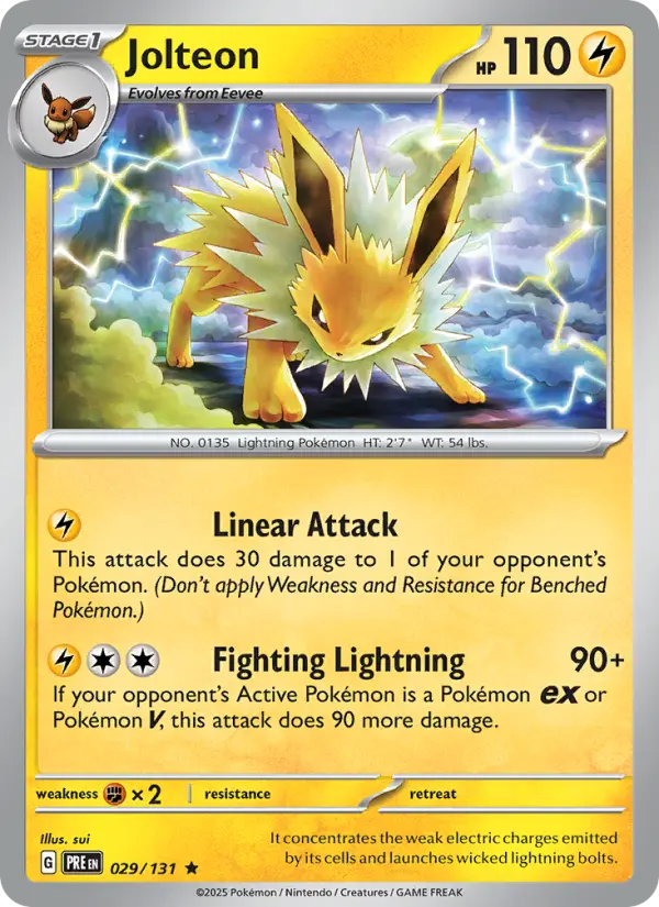Jolteon #029 — Prismatic Evolutions