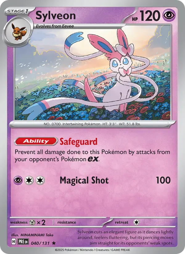 Sylveon #040 — Prismatic Evolutions