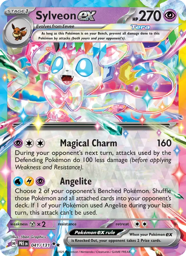 Sylveon ex #041 — Prismatic Evolutions