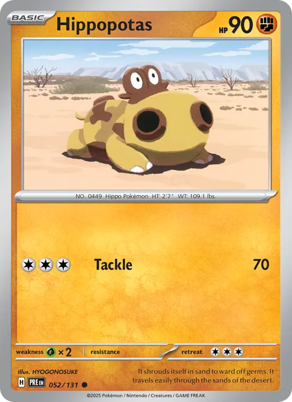 Hippopotas #052 — Prismatic Evolutions