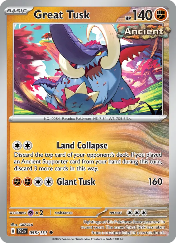 Great Tusk #055 — Prismatic Evolutions