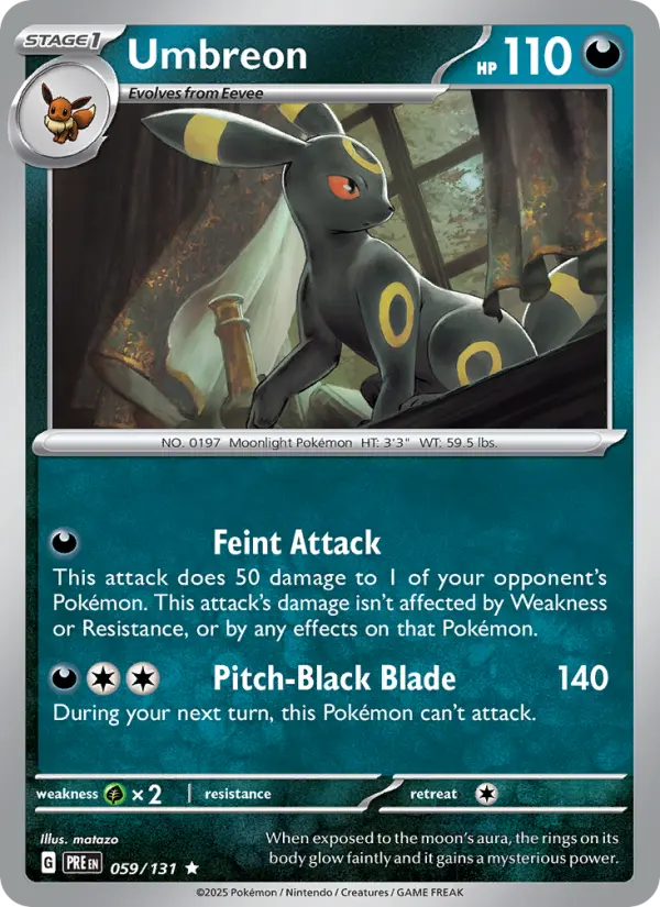 Umbreon #059 — Prismatic Evolutions