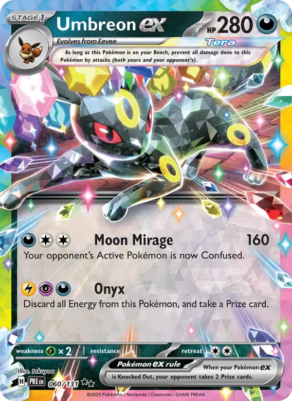 Umbreon ex #060 — Prismatic Evolutions