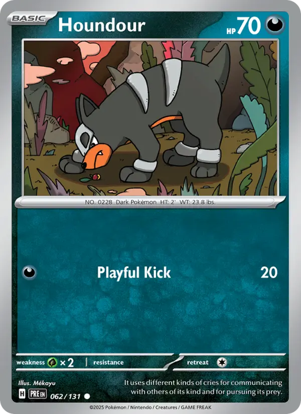 Houndour #062 — Prismatic Evolutions