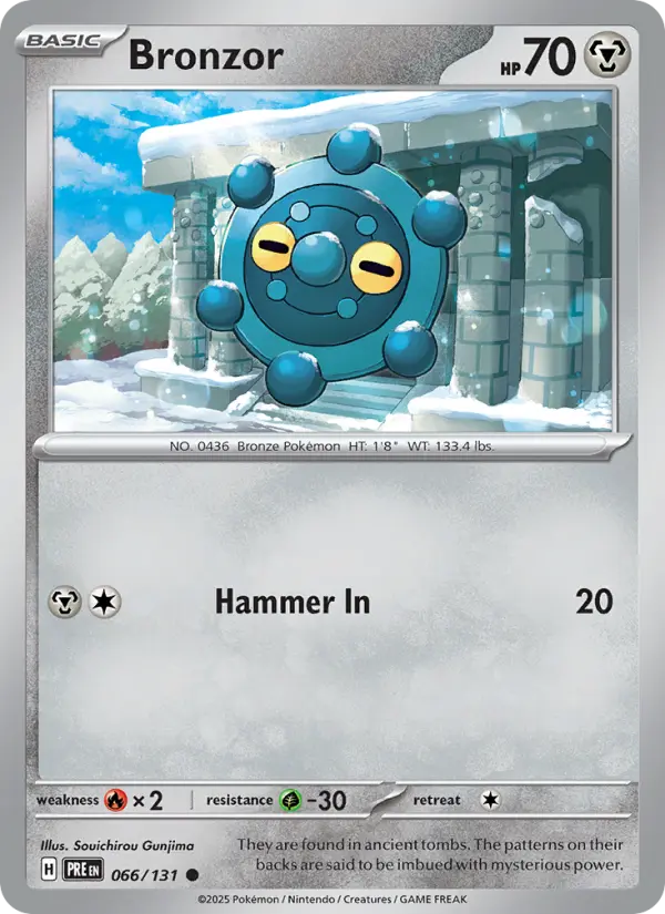 Bronzor #066 — Prismatic Evolutions