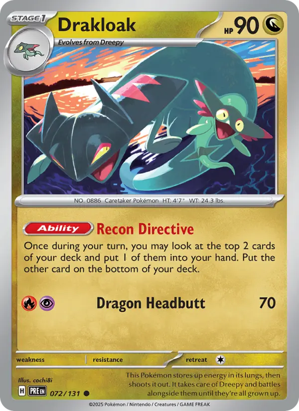 Drakloak #072 — Prismatic Evolutions