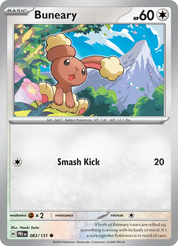 Buneary #083 — Prismatic Evolutions