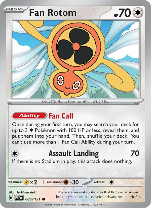 Fan Rotom #085 — Prismatic Evolutions