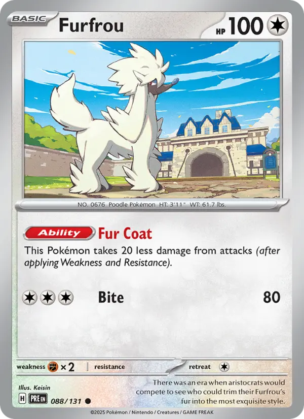 Furfrou #088 — Prismatic Evolutions